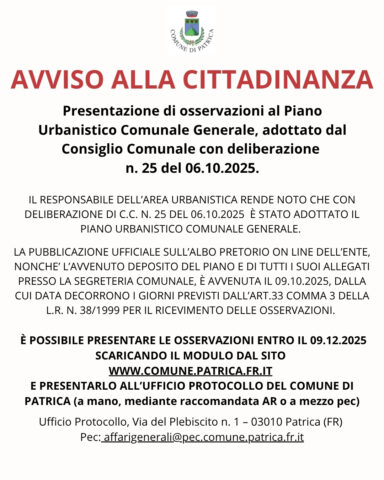 L'immagine attuale non ha un testo alternativo. Il nome del file รจ: patrica.jpg
