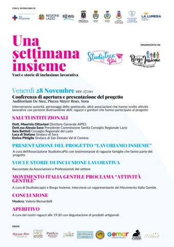 L'immagine attuale non ha un testo alternativo. Il nome del file รจ: settimana.jpeg