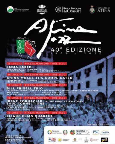 L'immagine attuale non ha un testo alternativo. Il nome del file รจ: ATINAJAZZ.jpg